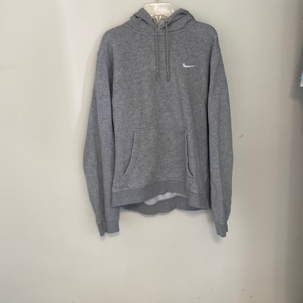 Gray Nike hoodie
